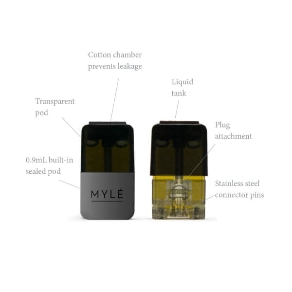 MYLE V4 Pods Lemon Mint in Dubai, UAE, Abu Dhabi, Sharjah