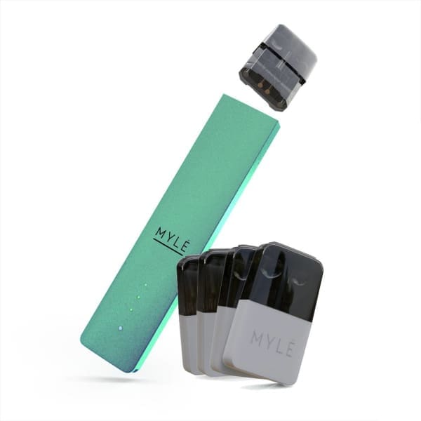 MYLE V4 Starter Kit Aqua Teal with Flavor Choice in Dubai, UAE, Abu Dhabi, Sharjah