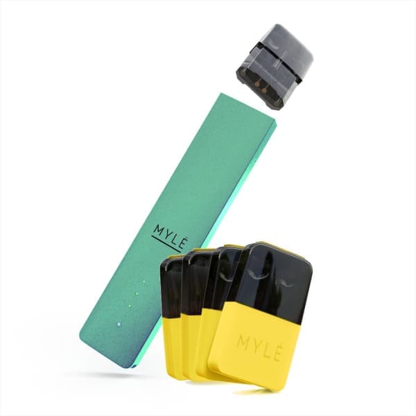 MYLE V4 Starter Kit Aqua Teal with Flavor Choice in Dubai, UAE, Abu Dhabi, Sharjah