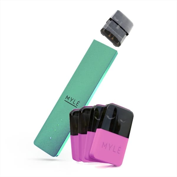 MYLE V4 Starter Kit Aqua Teal with Flavor Choice in Dubai, UAE, Abu Dhabi, Sharjah