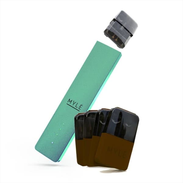 MYLE V4 Starter Kit Aqua Teal with Flavor Choice in Dubai, UAE, Abu Dhabi, Sharjah