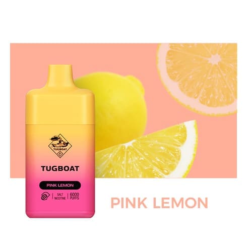 Tugboat Box Pink Lemon - Disposable Vape 6000 Puffs in Dubai, UAE, Abu Dhabi, Sharjah