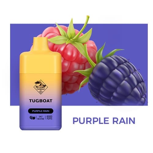 Tugboat Box Purple Rain - Disposable Vape 6000 Puffs in Dubai, UAE, Abu Dhabi, Sharjah